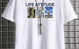 Miesten Attitude  T-paita koko: S