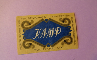 TT-etiketti Kämp trustivapaita