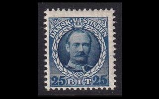 Tanskan Länsi-Intia 45 * Frederik VIII 25 bit (1907)