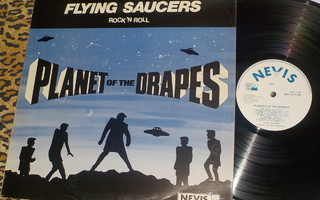 FLYING SAUCERS - Planet Of The Drapes LP 1976 rockabilly EX