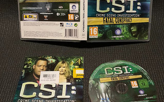 CSI Crime Scene Investigation Fatal Conspiracy PS3 - CiB