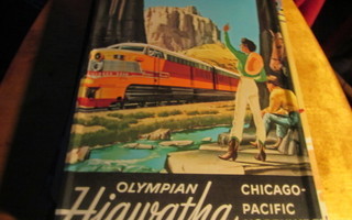 Peltikyltti juna Olympian Hiawatha
