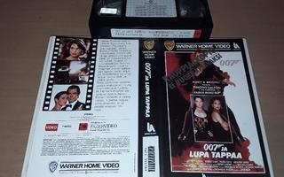 007 ja lupa tappaa - SF VHS (Warner Home Video, Kauppiaskas)