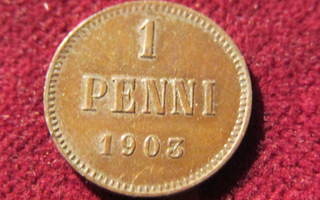 1 penni 1903 pieni 3