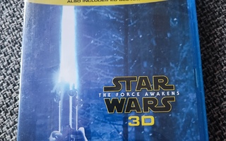 Star Wars The Forces Awakens 3D UUSI BLU-RAY