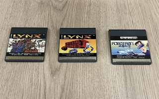 Atari Lynx pelejä 3 kpl