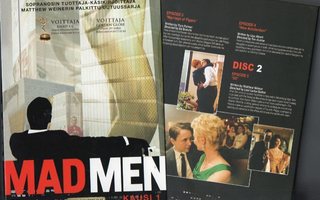 Mad Men Kausi 1	(64 611)	k	-FI-	digiback,	DVD	(4)			4 dvd =