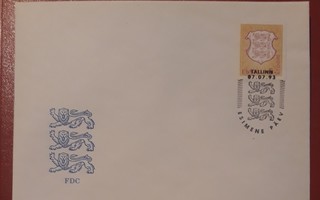 Viro 1993 - Vaakuna 5kr  FDC