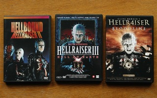 Hellraiser II Hellbound & III Hell On Earth & IV Bloodline