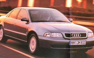 1997 Audi A4 PRESTIGE esite - KUIN UUSI - 88 (!) sivua