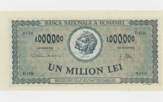 Romania 1 000 000 Lei 16.4.1947 P60, aUNC