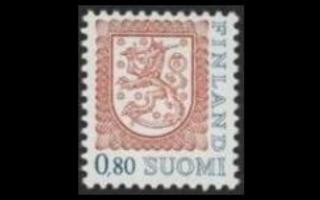 776IAy ** Leijonamalli 0,80 mk typ I, A-ham, y-pap (1976)