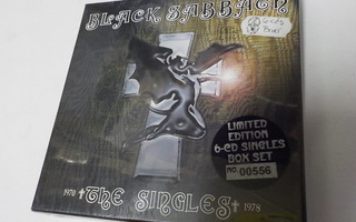 BLACK SABBATH - THE SINGLES 1970-1978 UUSI 6CDS BOKSI