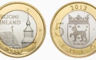 5 Euro UNC Maakuntien rakennukset - Häme – Pyhän Laurin ki