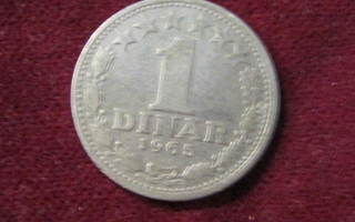 1 dinar 1965 Jugoslavia