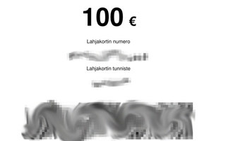 Verkkokauppa.com 100,00 EUR lahjakortti