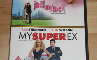 2 x DVD: Just my luck + My super ex