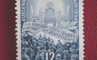 DDR postimerkki v. 1954  1 kpl