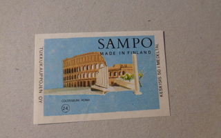 TT-etiketti Sampo - Colosseum, Roma