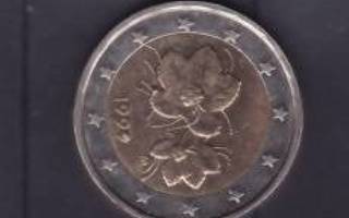 Suomi 2 Euro v1999 , virheellinen,1 ysi ummessa, + lisävirhe