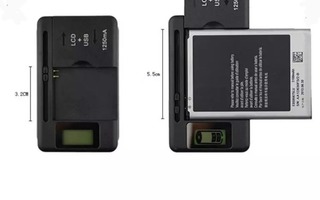 UUSI Mobile akkulaturi USB-Portti & LCD-Näyttö Nyt ALE-40%