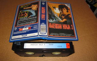 VHS  VIDEO Elokuva: American Ninja 3  v.1989 CANNON SHOWTIME
