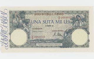 Romania 100 000 Lei 1946 P-58, aUNC