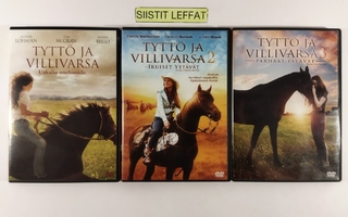 (SL) 3 DVD) Tyttö ja villivarsa 1-3 (TRILOGIA)