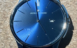 Jacques Lemans 1-1936  sininen/Nahka 40 mm rannekello