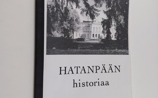 Vilhelm Franck : Hatanpään historiaa