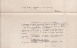 1928 KEMIKALIA CAPTOLIN MYYNTIKIRJE OSTAJAKANDIDAATILLE, HYV