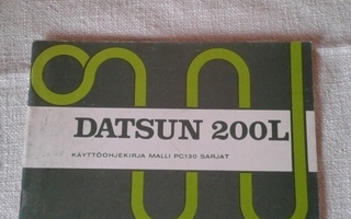 Datsun 200 L käyttöohjekirja