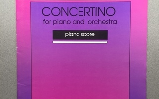 Pekka Kostiainen Concertino for piano and orchestra piano sc