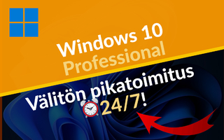 Windows 10 Pro Retail Lisenssi Pikatoimitus!