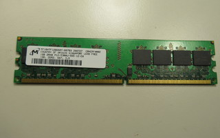 Micron 1GB PC2-5300U DDR2-667MHz DIMM