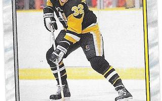 1989-90 OPC #257 Dave Hannan Pittsburgh Penguins