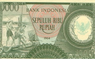 Indonesia 10 000 rupia 1964