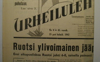 Suomen Urheilulehti Nro 8/1942 (15.3)
