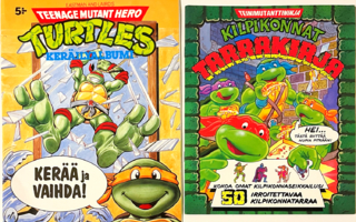 Turtles keräilyalbumi ja tarrakirja