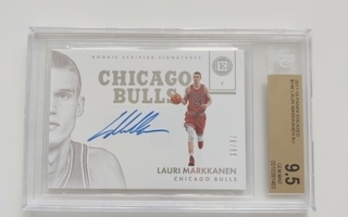 Lauri Markkanen RC 2017-18 Panini Encased /99 BGS 9.5