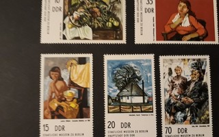 DDR 1974 - Maalauksia valtionmuseossa (5)  ++