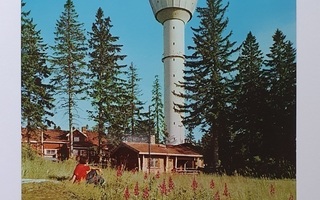 Vanha postikortti – Kuopio – Puijon suurtorni (60/70-luku)