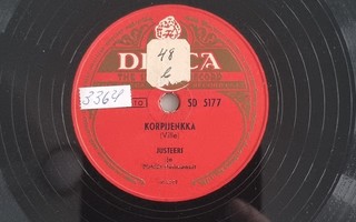 Savikiekko 1952 - Justeeri (Kauko Käyhkö) - Decca SD 5177