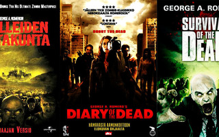 George A. Romeron uudempi Zombietrilogia (2005-2009) 3xDVD