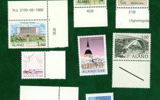 Vuoden 1990 postimerkkejä**: Gädda, Flundra ym