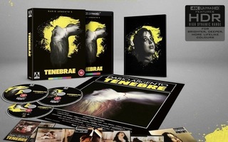 Tenebrae - Limited Edition (4K Ultra HD) Arrow (1982) UUSI
