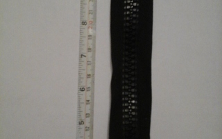 Vetoketju, musta, 16 cm