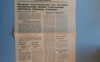 Karjalan Viesti rintamalehti 39/1941 taattua propagandaa
