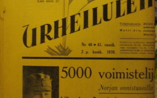 Suomen Urheilulehti Nro 46/1938 (26.10)