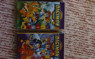 Digimon 1 - 3 + elokuva vhs